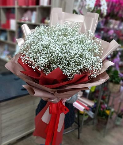 Букет цветов из: Гипсофила в Сычево