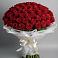 Букет 101 Красная роза Блэк Мэджик в Сычево