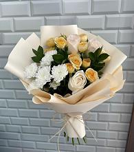 Букет цветов из:  Розы и Хризантемы в Сычево