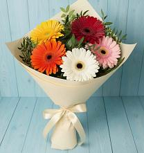 Букет цветов из:  Герберы в Сычево