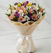 Букет цветов из:  Альстромерии #REPLACE_PRED# Сычево
