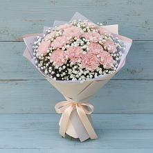 Букет цветов из:  Гвоздики #REPLACE_PRED# Сычево