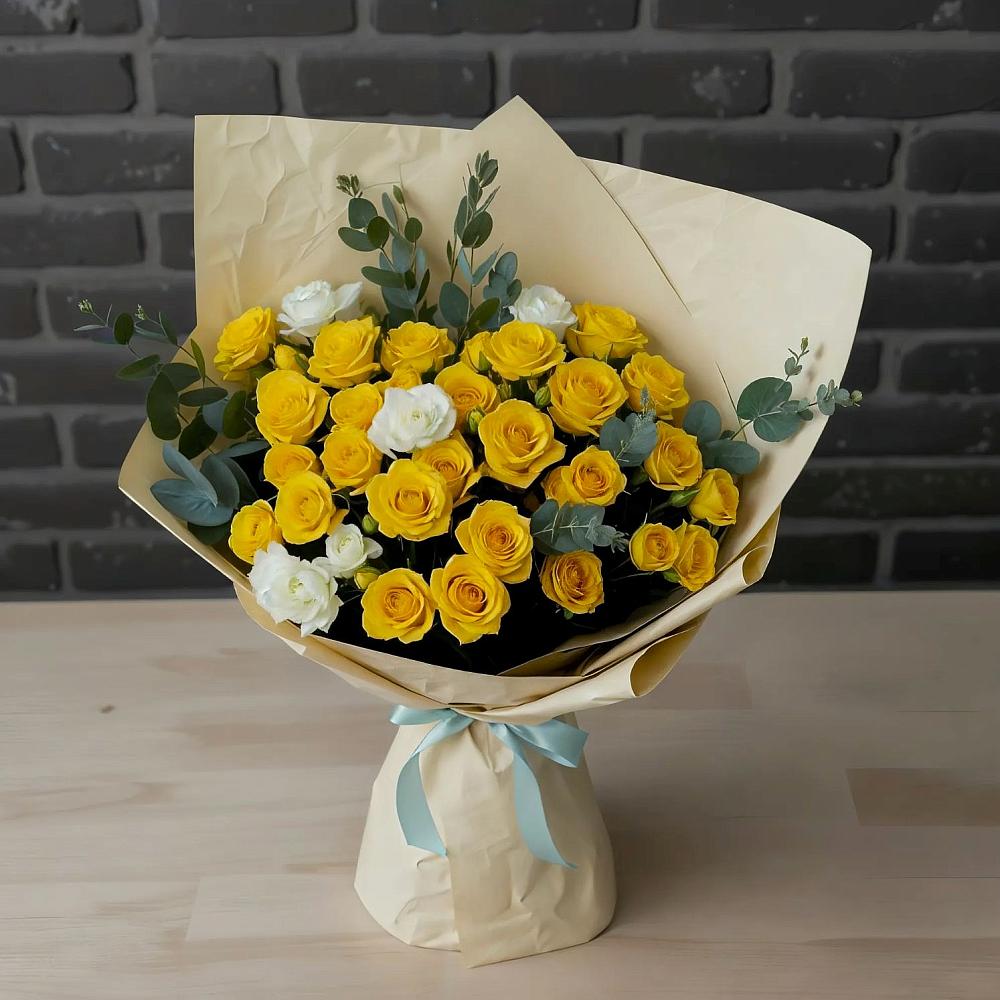 Букет цветов из: Розы в Сычево