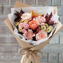 Букет цветов из:  Гвоздики, Хризантемы и Розы #REPLACE_PRED# Сычево