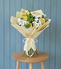 Букет цветов из:  Хризантемы и Розы в Сычево