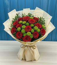 Букет цветов из:  Розы и Хризантемы в Сычево