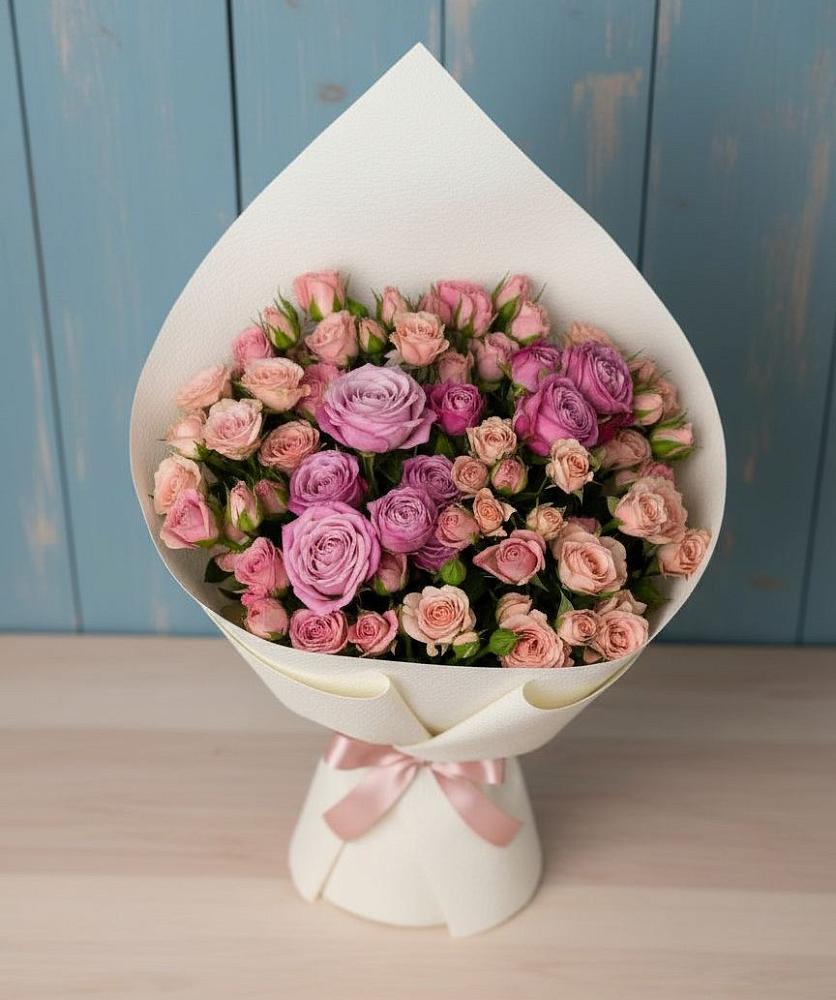 Букет цветов из: Розы в Сычево