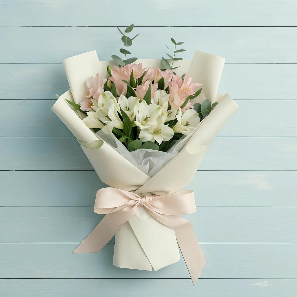 Букет цветов из: Альстромерии в Сычево