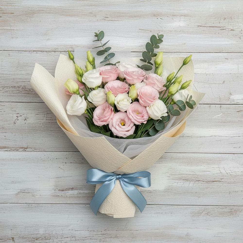 Букет цветов из: Лизиантусы в Сычево